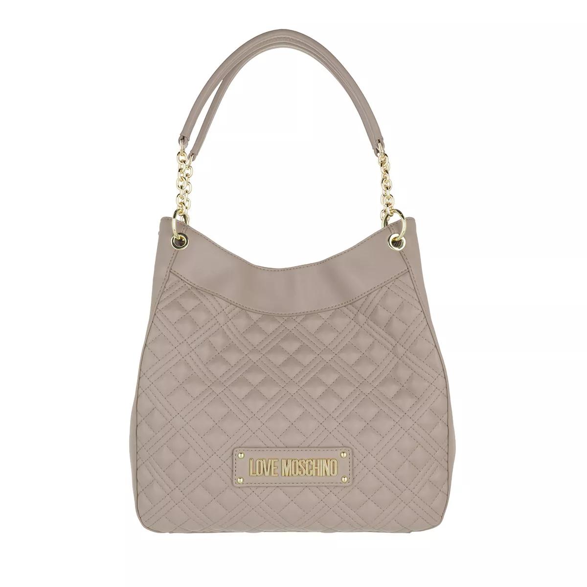 Love Moschino Handtasche - Borsa Quilted Pu - Gr. unisize - in Grau - für Damen von Love Moschino