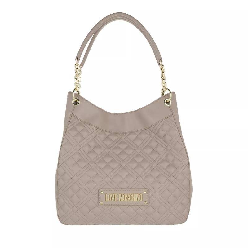 Love Moschino Handtasche - Borsa Quilted Pu - Gr. unisize - in Grau - für Damen von Love Moschino