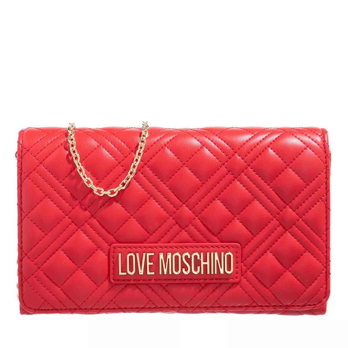 Love Moschino Handtasche - Borsa Quilted Pu - Gr. unisize - in Rot - für Damen von Love Moschino