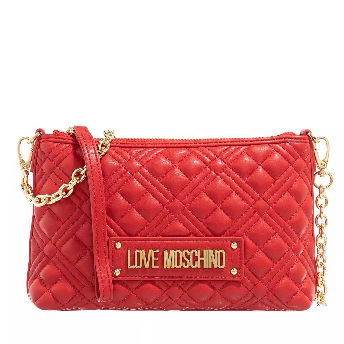 Love Moschino Handtasche - Borsa Quilted Pu - Gr. unisize - in Rot - für Damen von Love Moschino