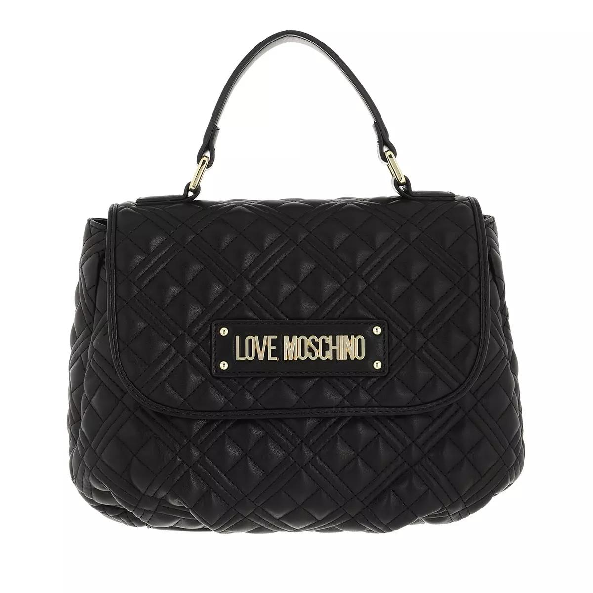 Love Moschino Henkeltasche - Borsa Quilted Pu - Gr. unisize - in Schwarz - für Damen von Love Moschino