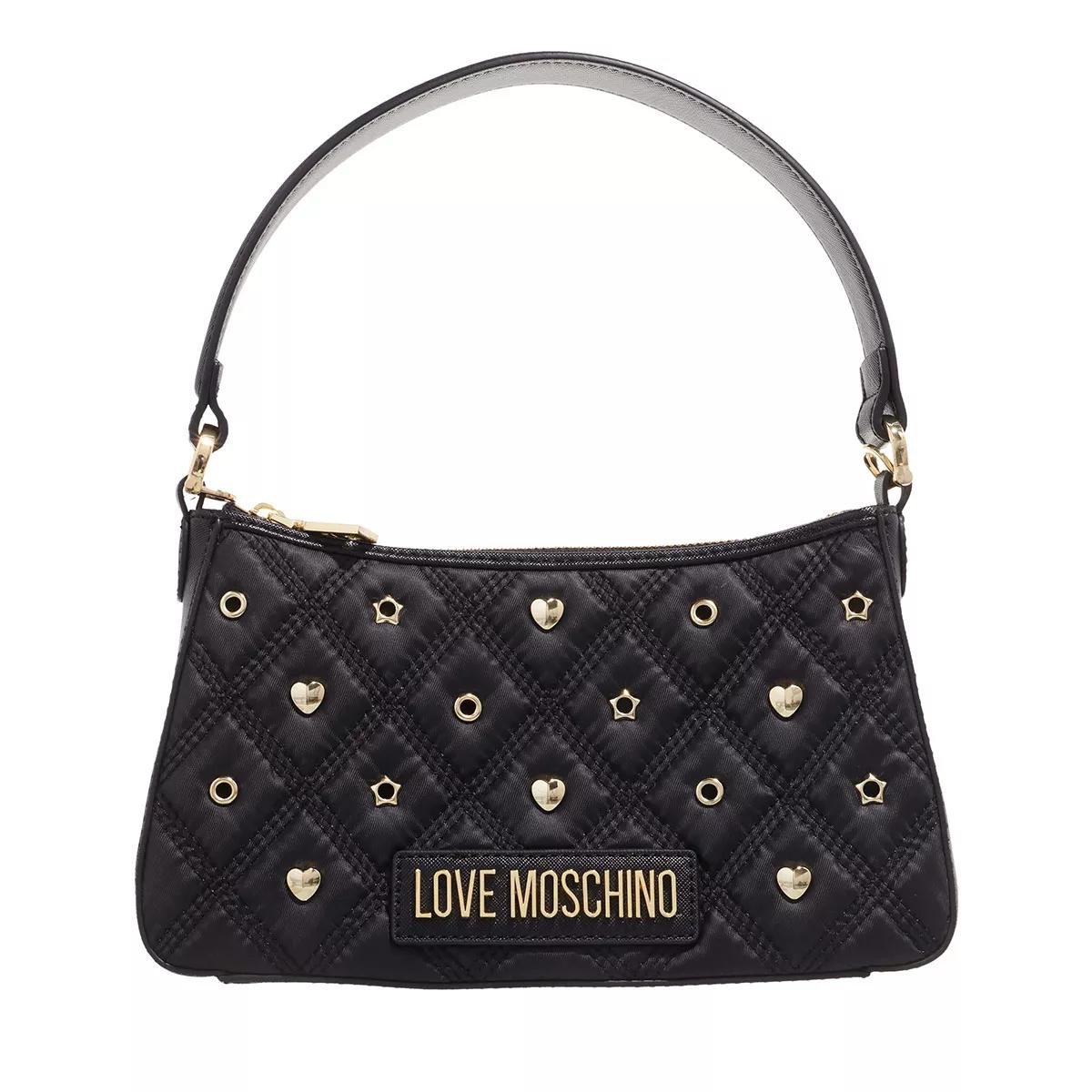 Love Moschino Henkeltasche - Nylon Eyelets - Gr. unisize - in Schwarz - für Damen von Love Moschino