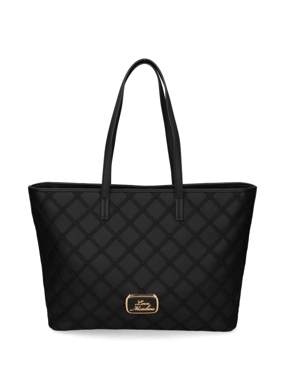 Love Moschino Lady Lace tote bag - Black von Love Moschino