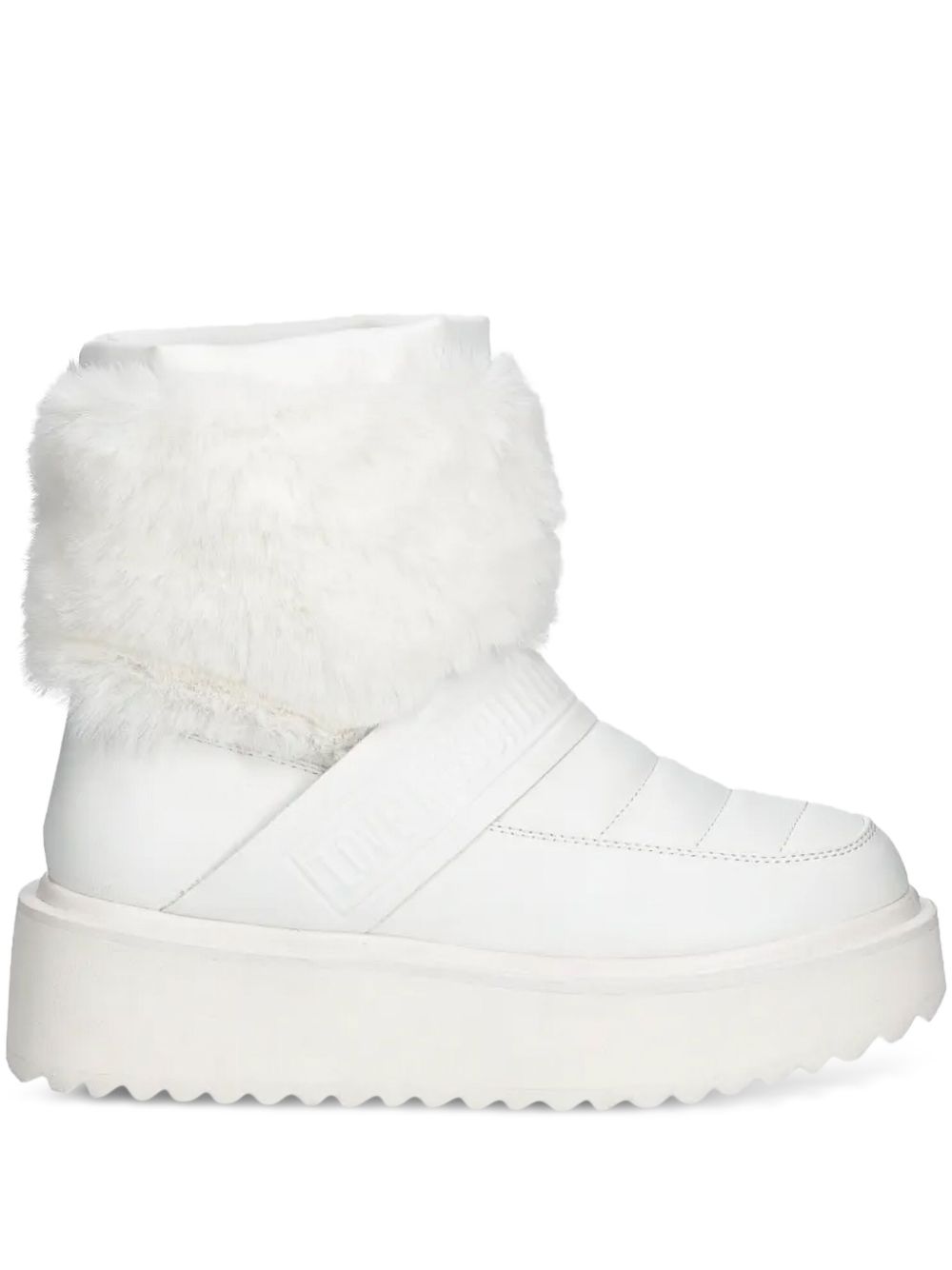 Love Moschino Power boots - White von Love Moschino