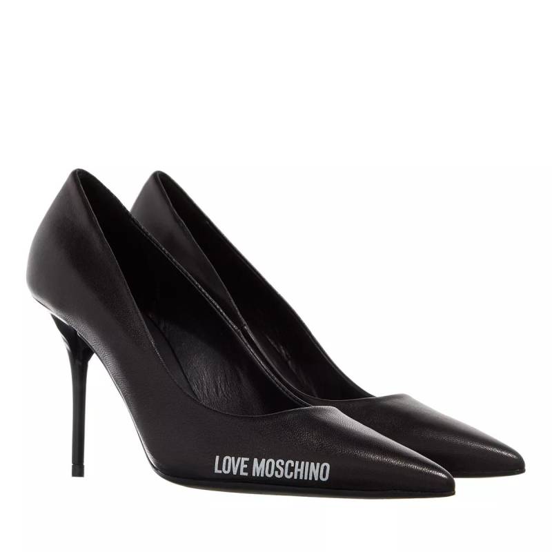 Love Moschino Pumps & High Heels - Rubber Logo - Gr. 40 (EU) - in Schwarz - für Damen von Love Moschino