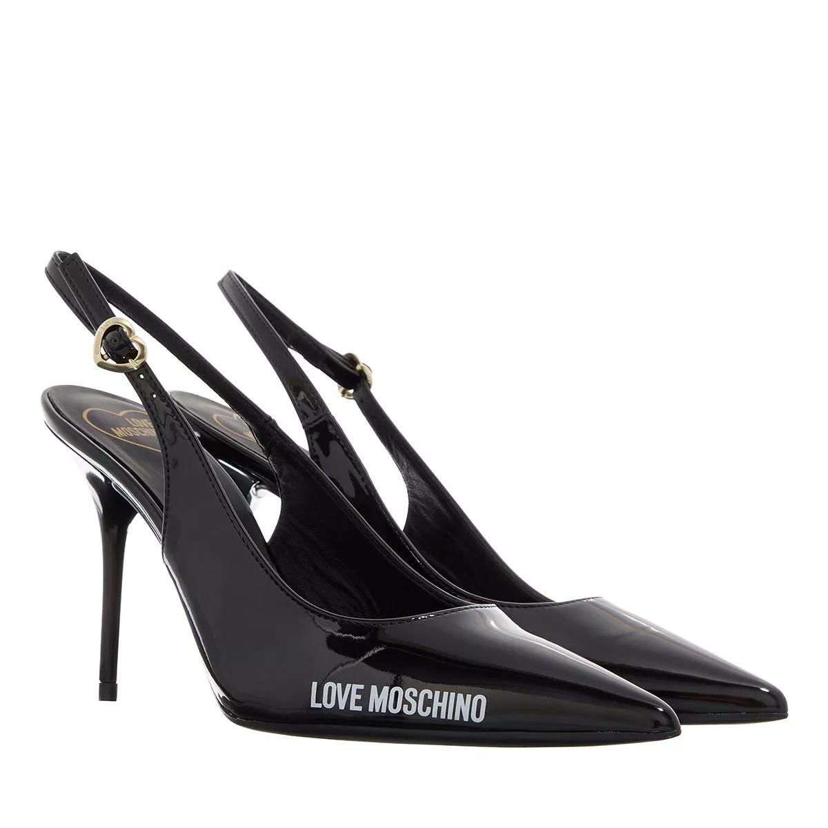 Love Moschino Pumps & High Heels - Rubber Logo - Gr. 38 (EU) - in Schwarz - für Damen von Love Moschino