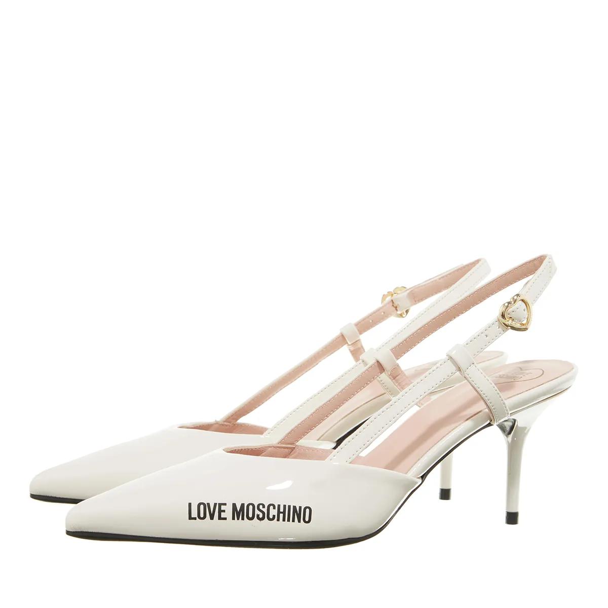 Love Moschino Pumps & High Heels - Rubber Logo Scarpa Donna - Gr. 35 (EU) - in Creme - für Damen von Love Moschino