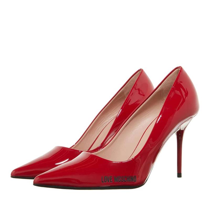 Love Moschino Pumps & High Heels - Rubber Logo Scarpa Donna - Gr. 35 (EU) - in Rot - für Damen von Love Moschino