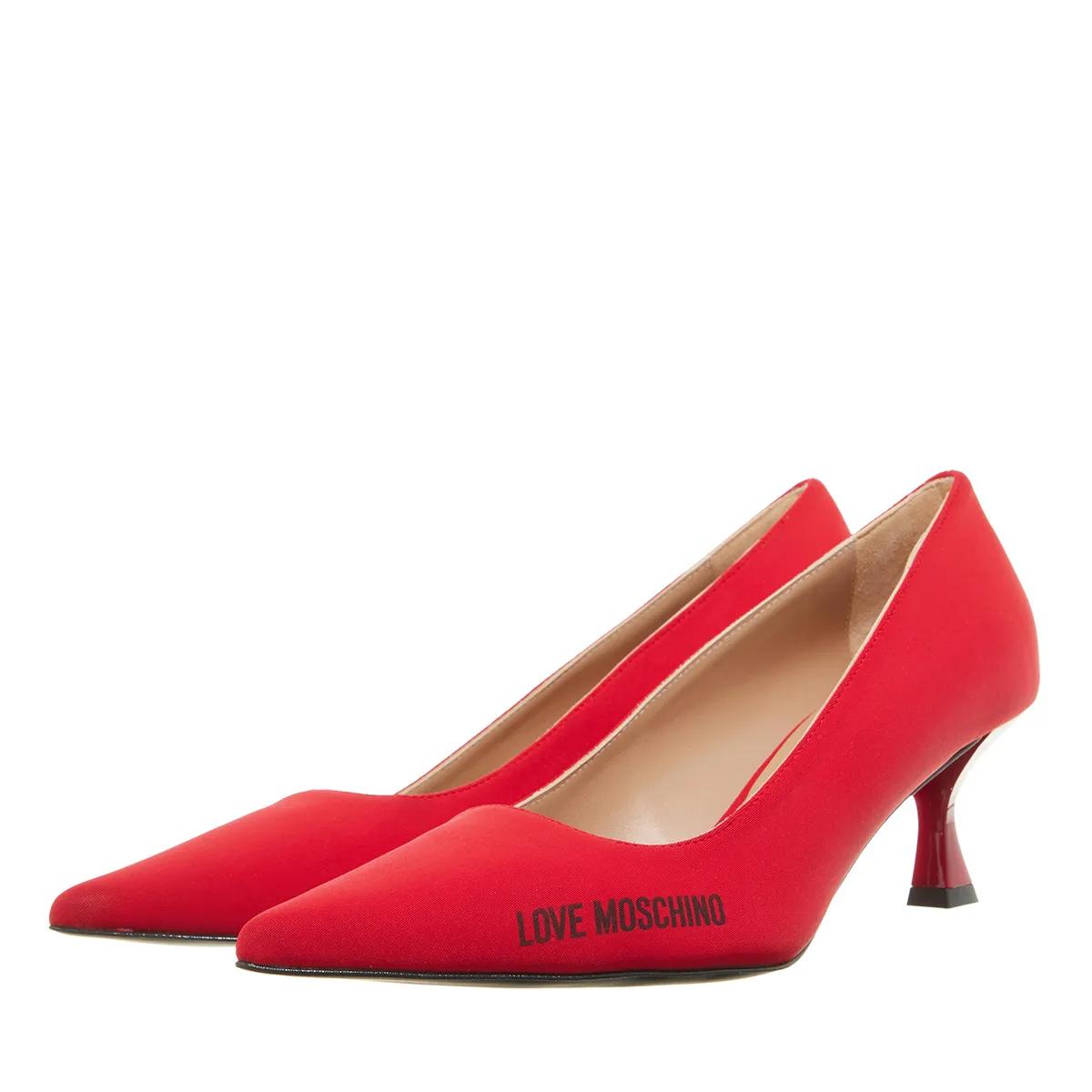 Love Moschino Pumps & High Heels - Rubber Logo Scarpa Donna - Gr. 35 (EU) - in Rot - für Damen von Love Moschino