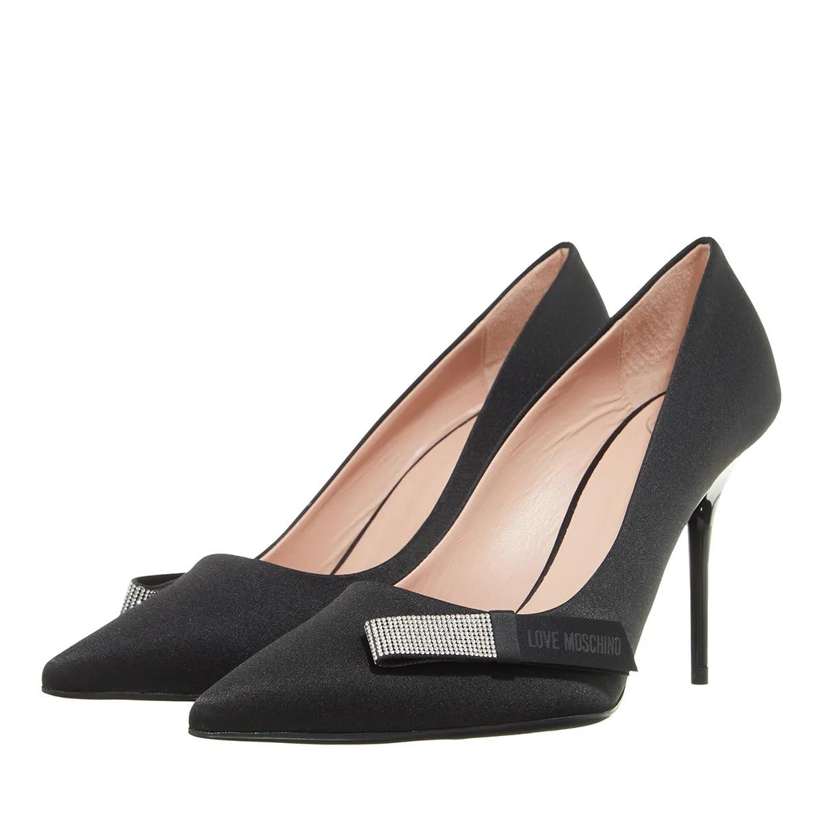 Love Moschino Pumps & High Heels - Shiny Flat Bow Scarpa Donna - Gr. 35 (EU) - in Schwarz - für Damen von Love Moschino