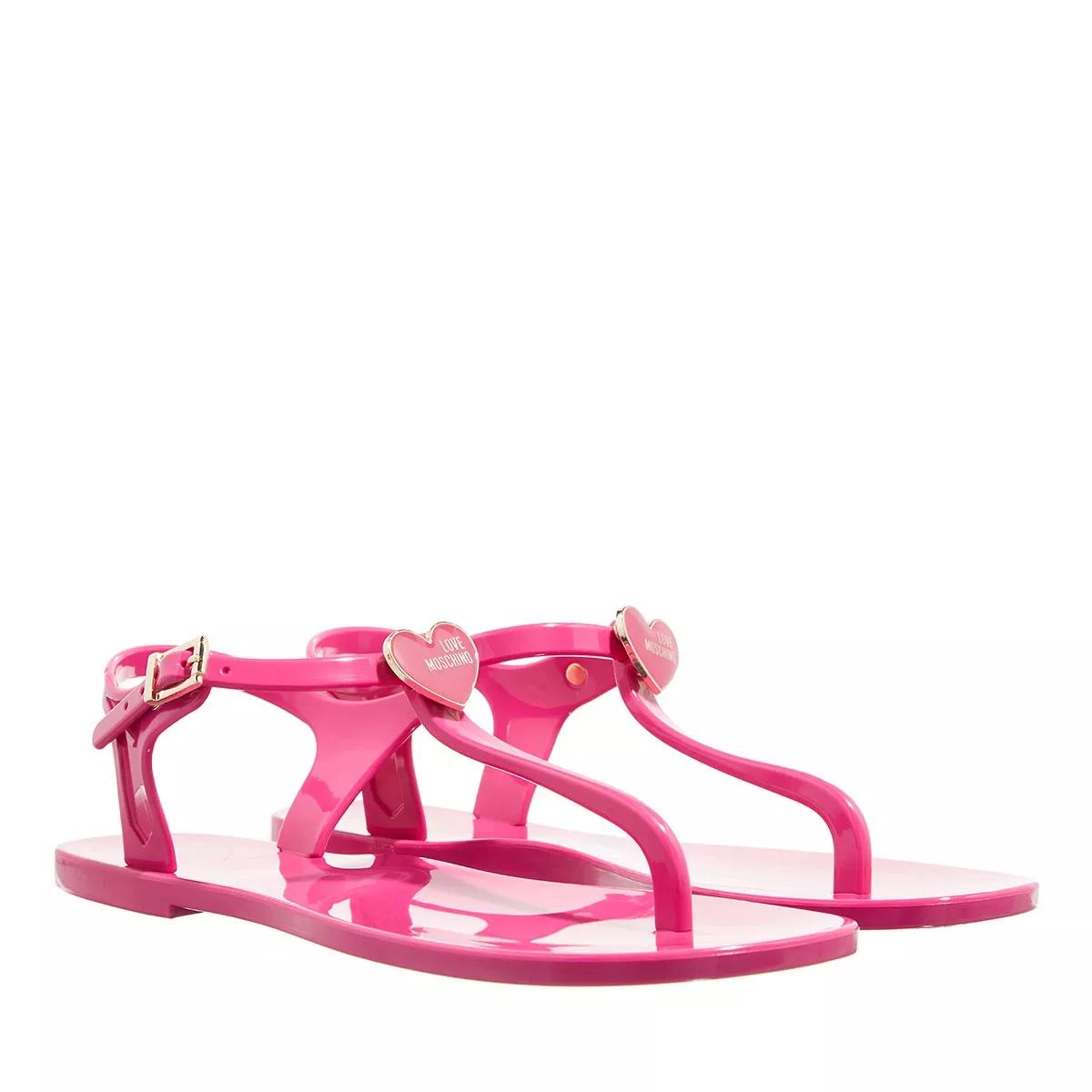 Love Moschino Sandalen - Jelly - Gr. 39 (EU) - in Rosa - für Damen von Love Moschino