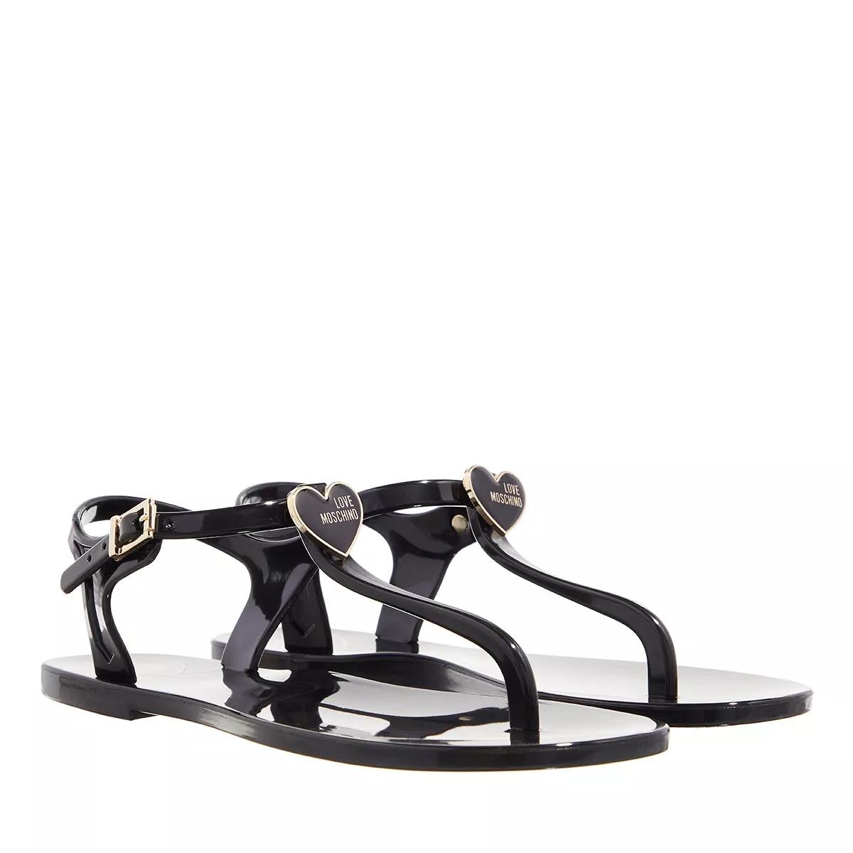 Love Moschino Sandalen - Jelly - Gr. 39 (EU) - in Schwarz - für Damen von Love Moschino