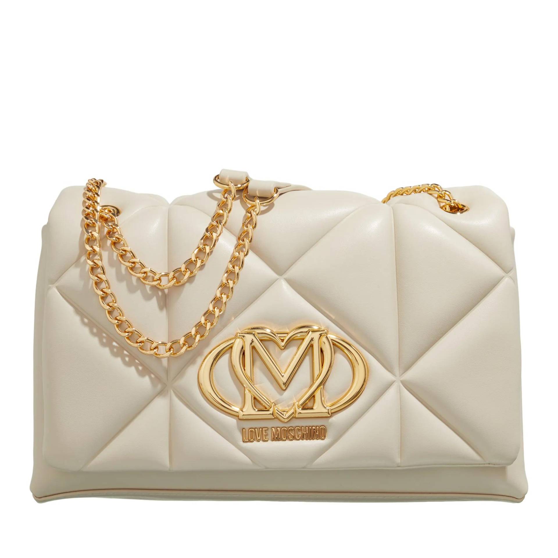 Love Moschino Schultertasche - Borsa - Gr. unisize - in Creme - für Damen von Love Moschino