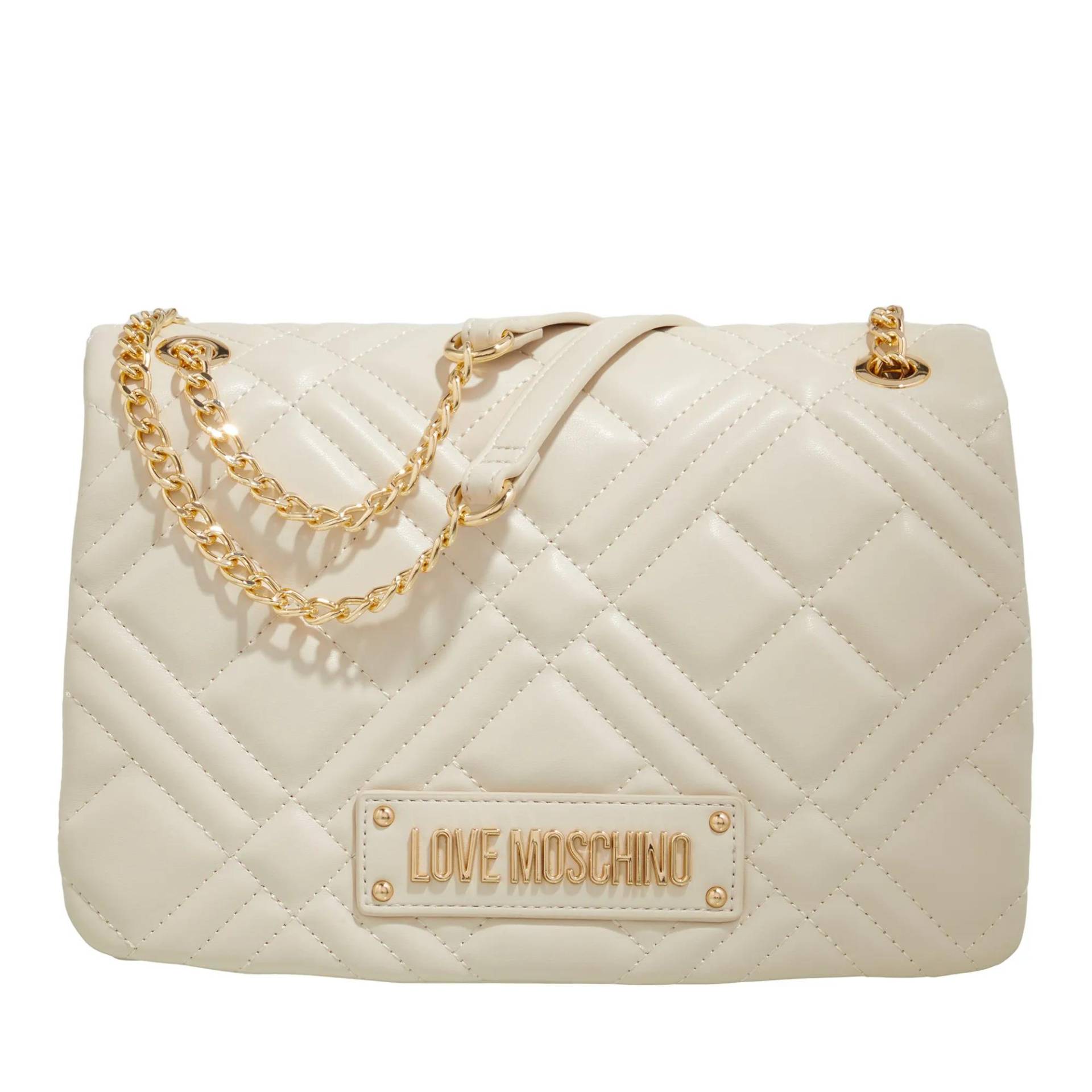 Love Moschino Schultertasche - Borsa - Gr. unisize - in Creme - für Damen von Love Moschino