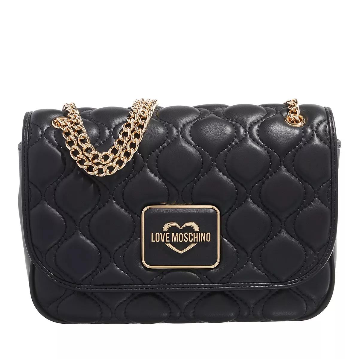 Love Moschino Schultertasche - Bubble - Gr. unisize - in Schwarz - für Damen von Love Moschino