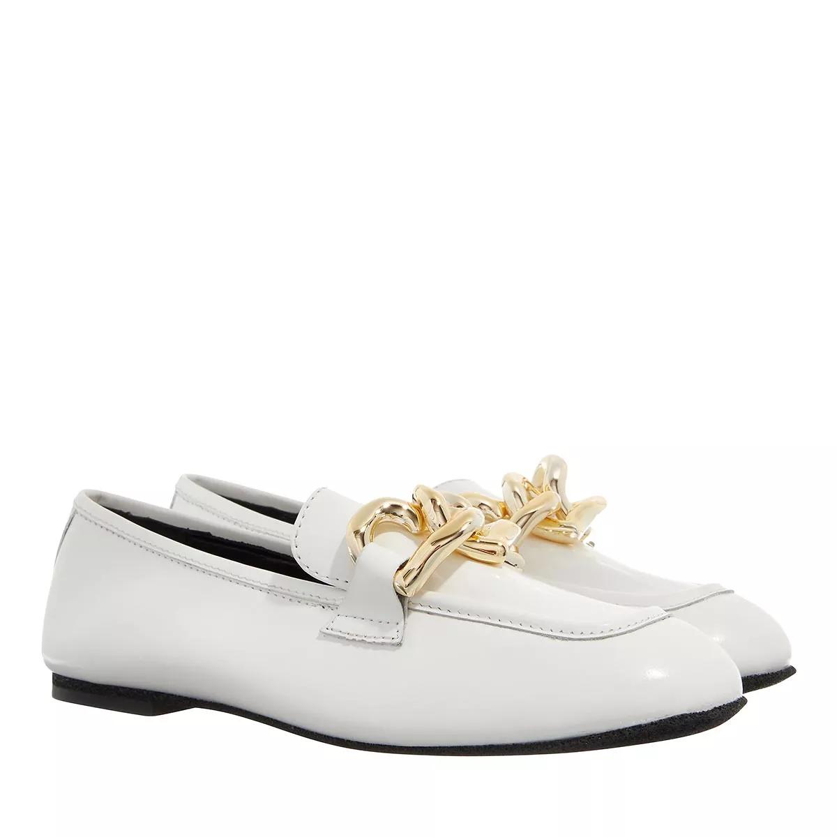 Love Moschino Slipper & Pantoletten - Heart Chain - Gr. 38 (EU) - in Weiß - für Damen von Love Moschino