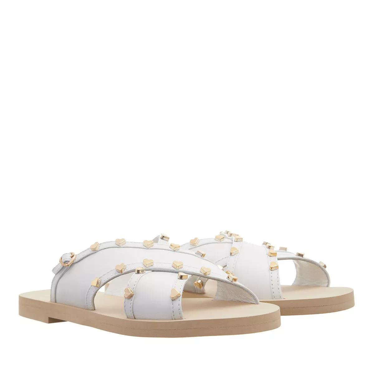 Love Moschino Slipper & Pantoletten - Little Studs - Gr. 40 (EU) - in Weiß - für Damen von Love Moschino