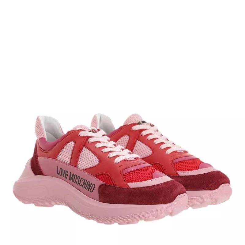 Love Moschino Sneaker - Sneakerd Running60 Mix - Gr. 41 (EU) - in Rosa - für Damen von Love Moschino