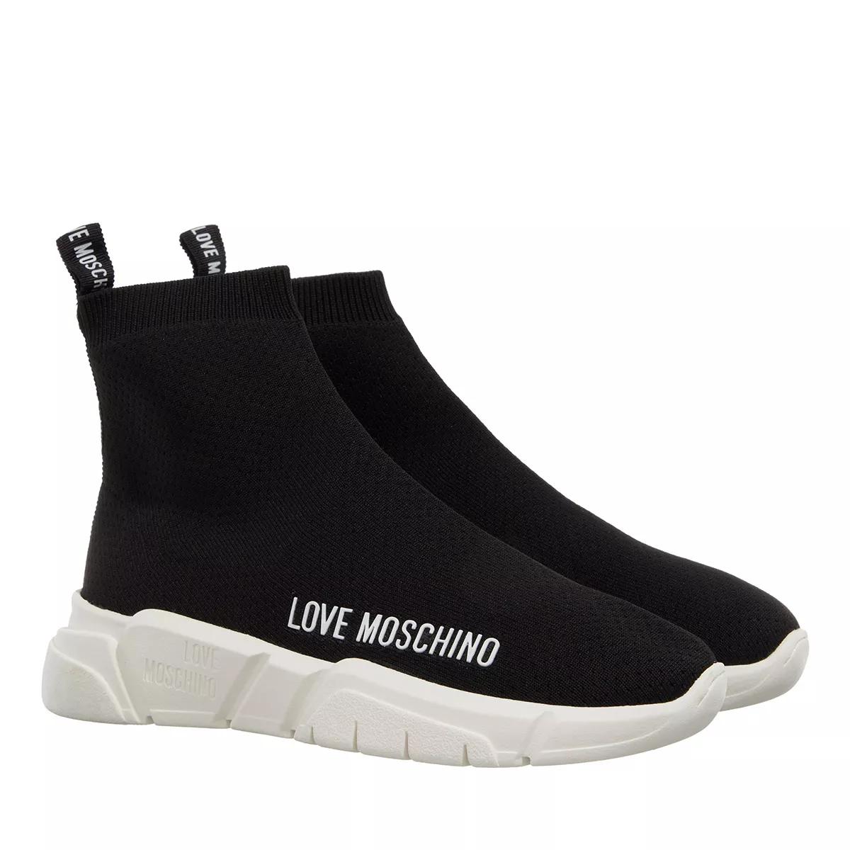 Love Moschino Sneakers - Love Moschino Socks - Gr. 37 (EU) - in Schwarz - für Damen von Love Moschino