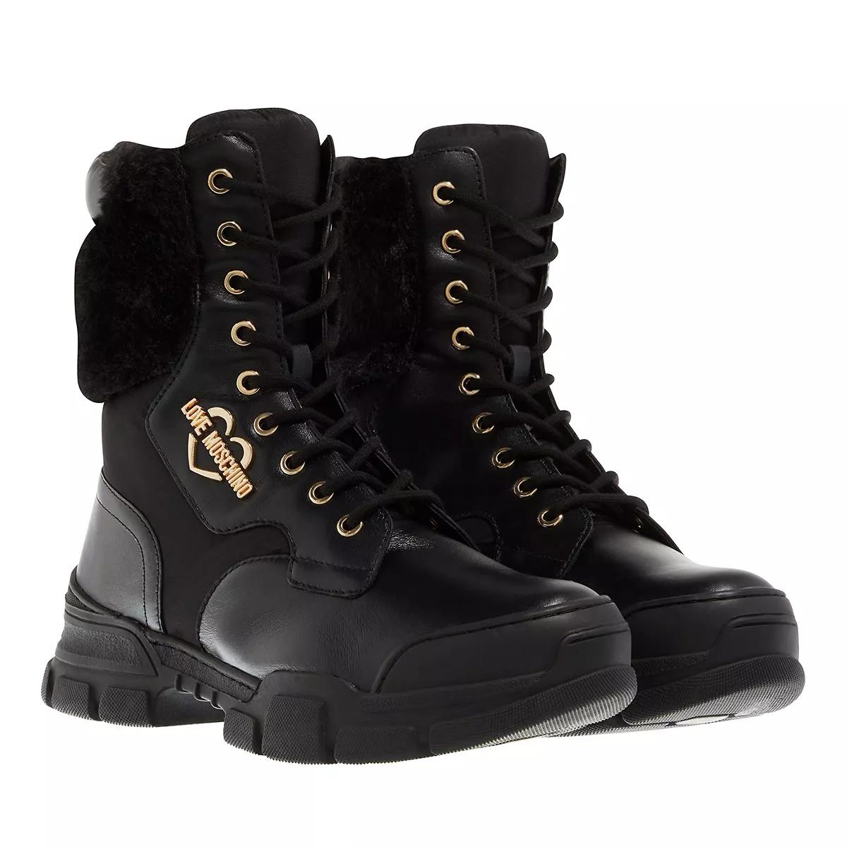 Love Moschino Stiefel & Boots - Sneakerd.Trek45 Vit+Nyl+Softpl - Gr. 37 (EU) - in Schwarz - für Damen von Love Moschino