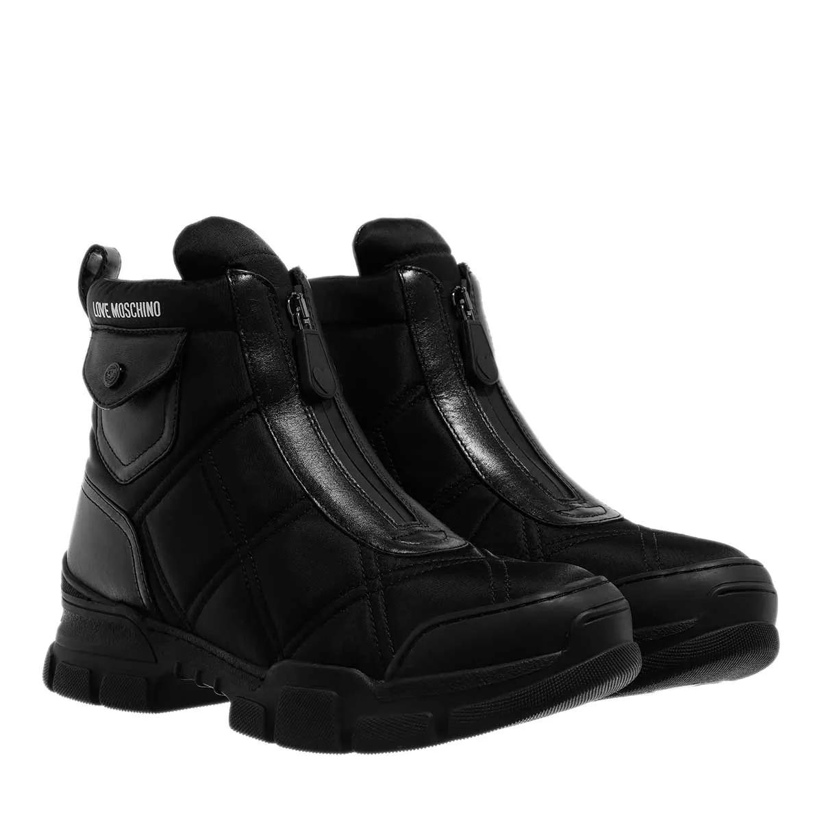 Love Moschino Stiefel & Boots - Sneakerd.Trek45 Vitello+Nylon - Gr. 39 (EU) - in Schwarz - für Damen von Love Moschino