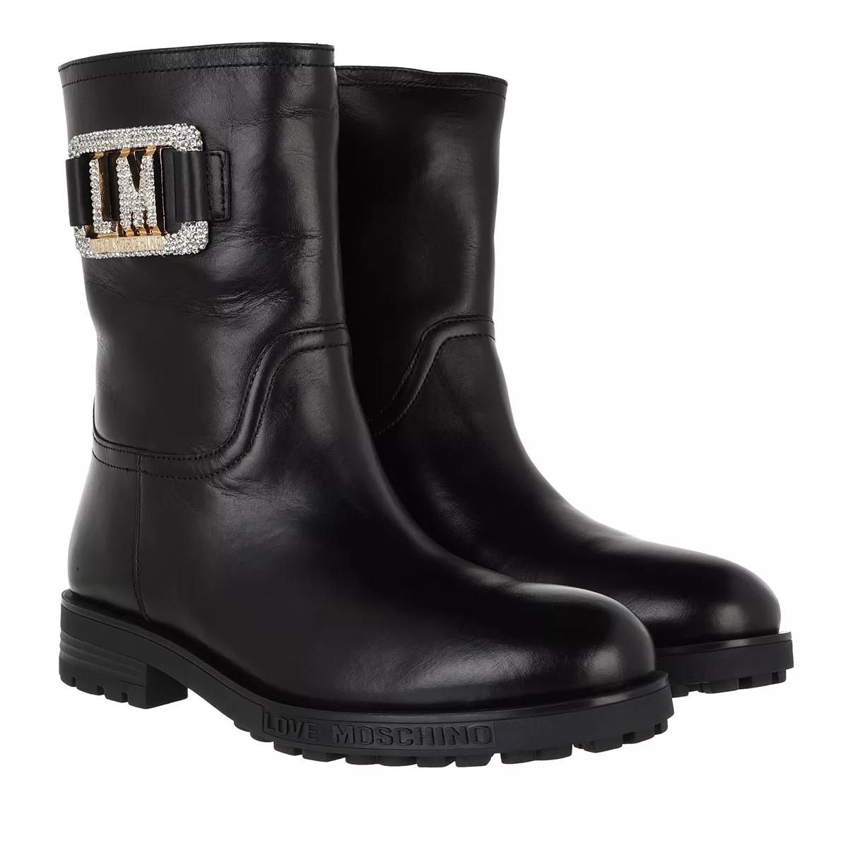 Love Moschino Stiefel & Boots - St Ttod Gommac40 Vitello - Gr. 36 (EU) - in Schwarz - für Damen von Love Moschino