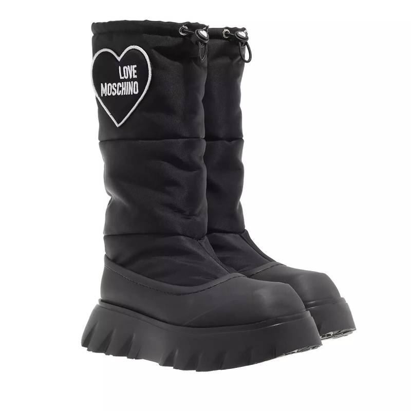 Love Moschino Stiefel & Boots - St.Ttod.Climb60 Nylon - Gr. 39 (EU) - in Schwarz - für Damen von Love Moschino