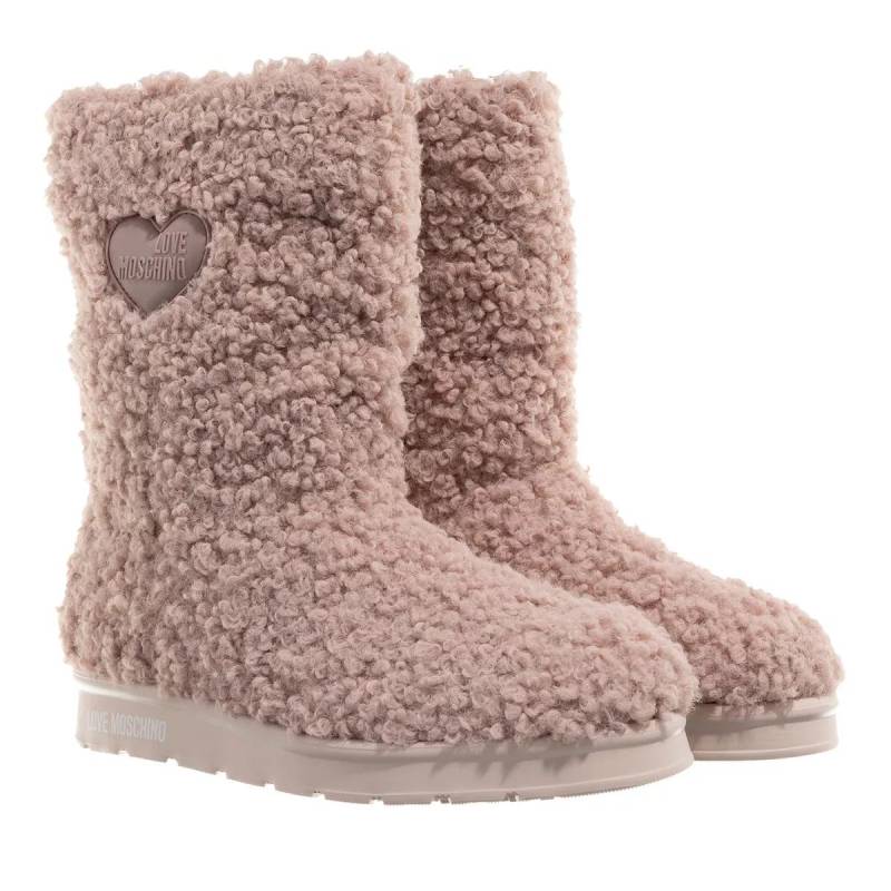 Love Moschino Stiefel & Boots - St.Ttod.Winter30 Curly Pl - Gr. 39 (EU) - in Rosa - für Damen von Love Moschino