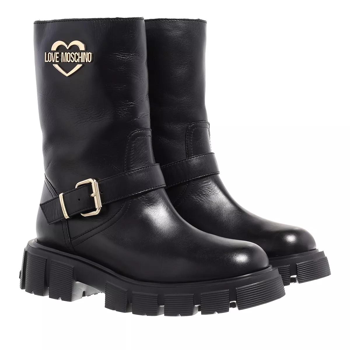 Love Moschino Stiefel & Boots - St.Ttod.Wtassel50 Vitello - Gr. 39 (EU) - in Schwarz - für Damen von Love Moschino