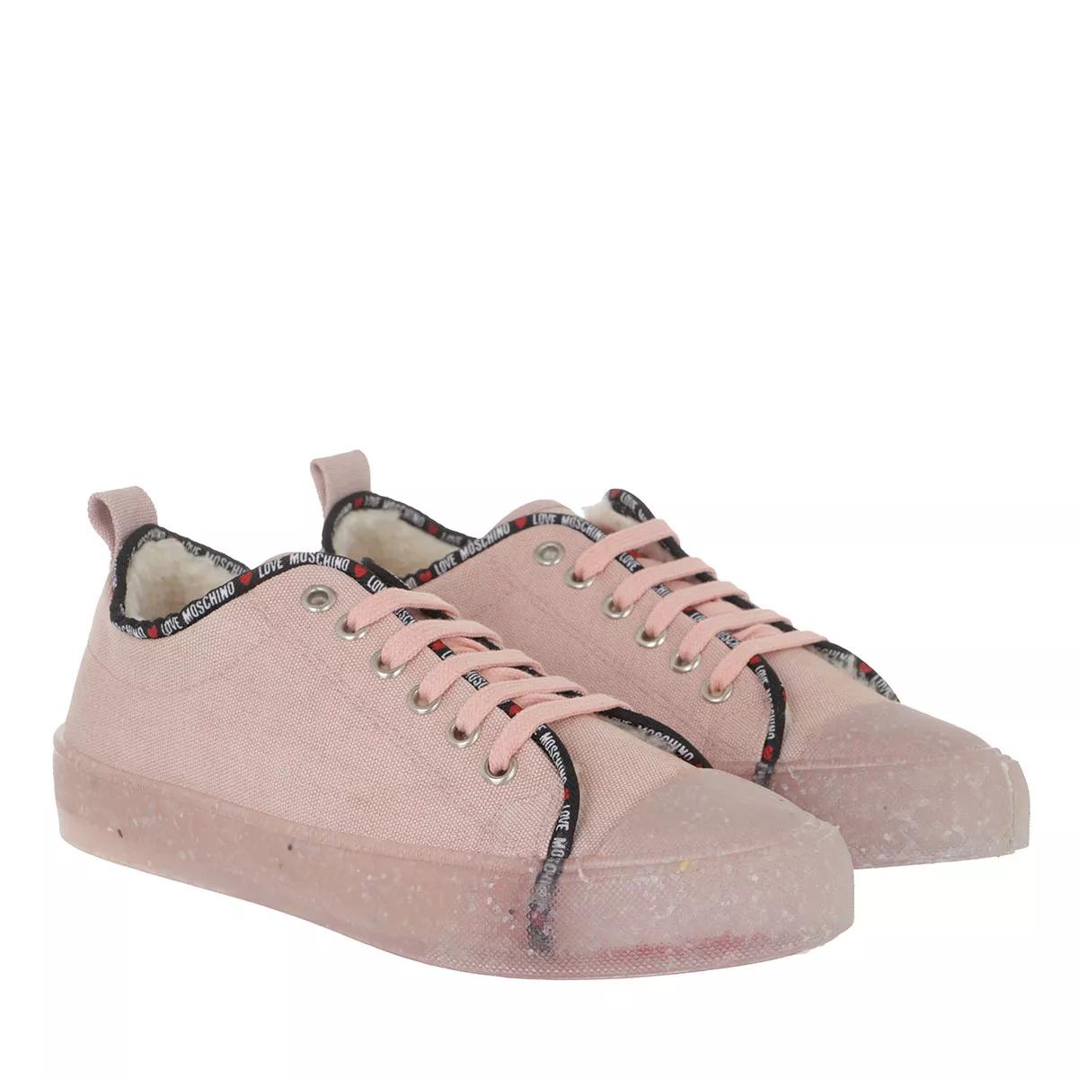 Love Moschino Sneakers - Sneakerd Eco30 Canvas - Gr. 36 (EU) - in Rosa - für Damen von Love Moschino