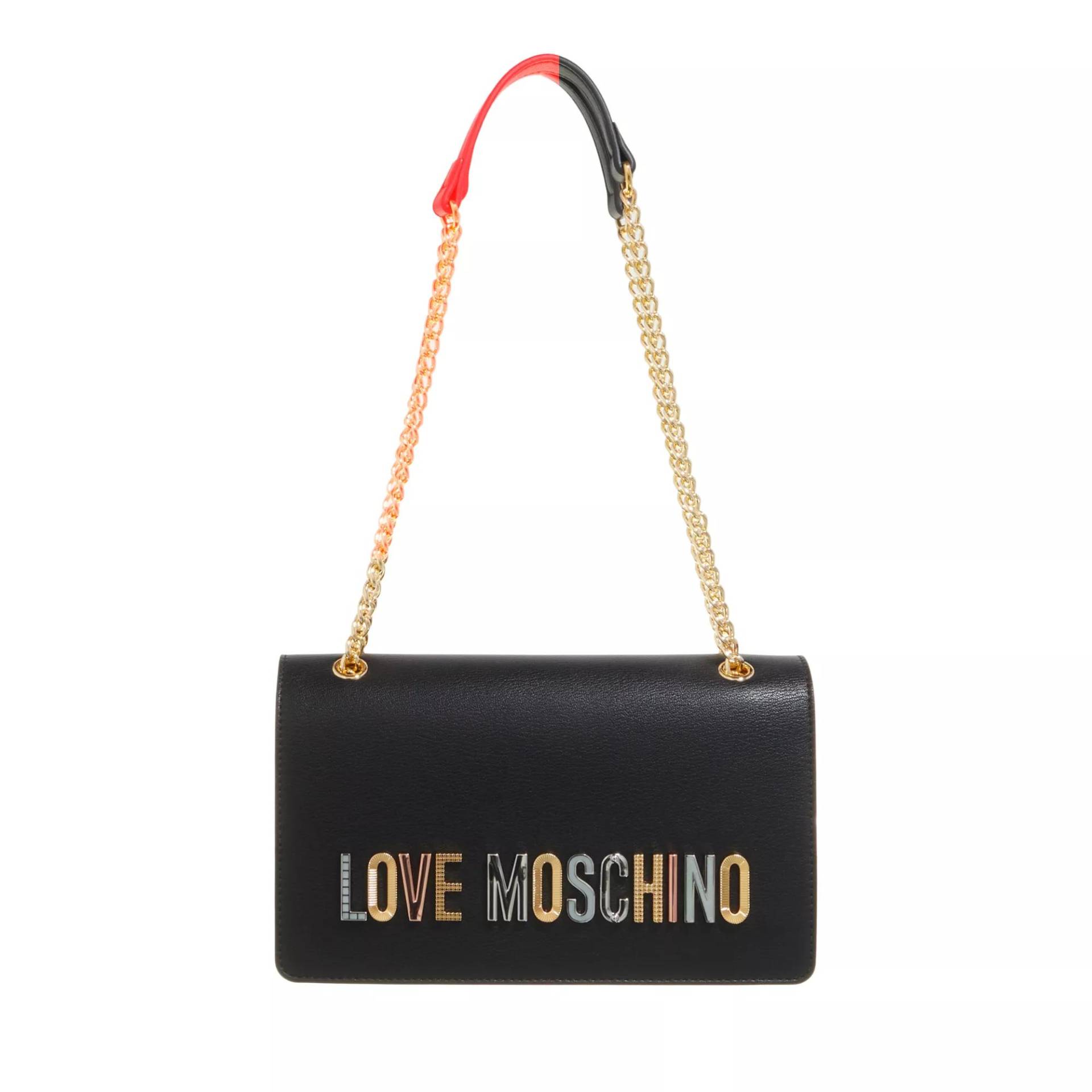 Love Moschino Umhängetasche - Chain Bag - Gr. unisize - in Schwarz - für Damen von Love Moschino