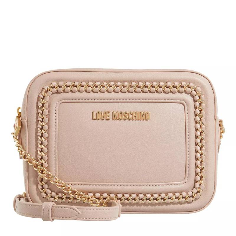 Love Moschino Umhängetasche - Chain Link - Gr. unisize - in Beige - für Damen von Love Moschino