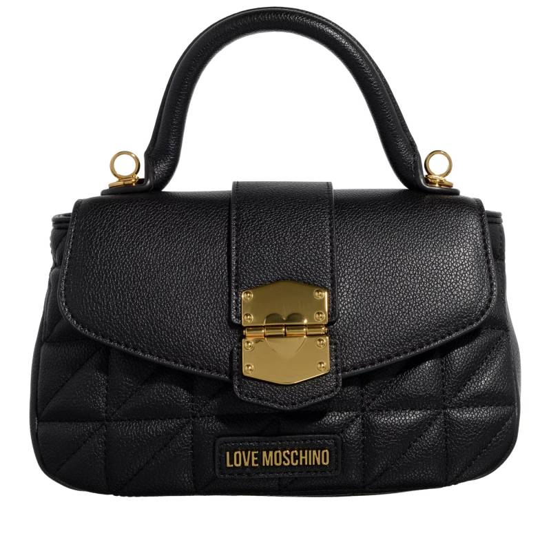 Love Moschino Umhängetasche - Click Heart - Gr. unisize - in Schwarz - für Damen von Love Moschino