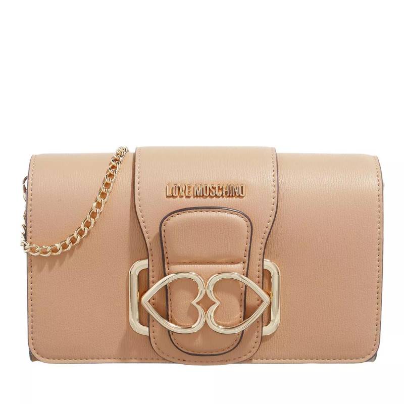 Love Moschino Umhängetasche - Love Bridge - Gr. unisize - in Beige - für Damen von Love Moschino