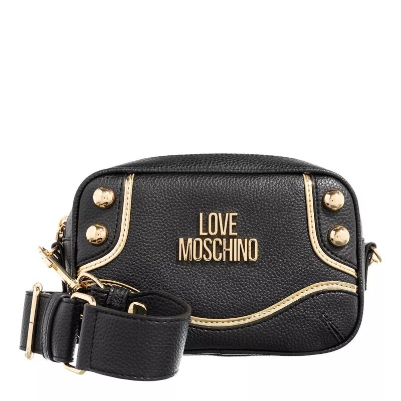 Love Moschino Schultertasche - Rock'N Love - Gr. unisize - in Schwarz - für Damen von Love Moschino