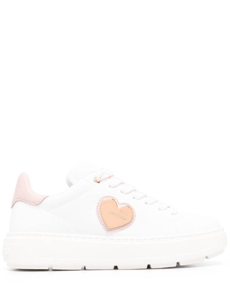 Love Moschino chunky low-top sneakers - White von Love Moschino