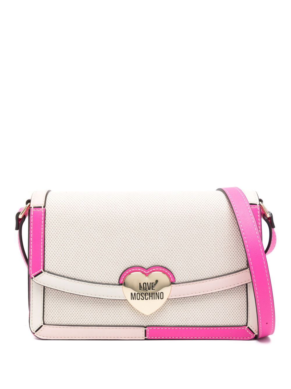 Love Moschino colourblock shoulder bag - Neutrals von Love Moschino