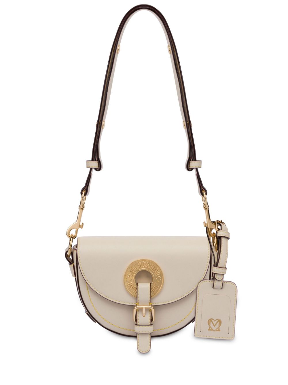 Love Moschino faux-leather cross body bag - Neutrals von Love Moschino