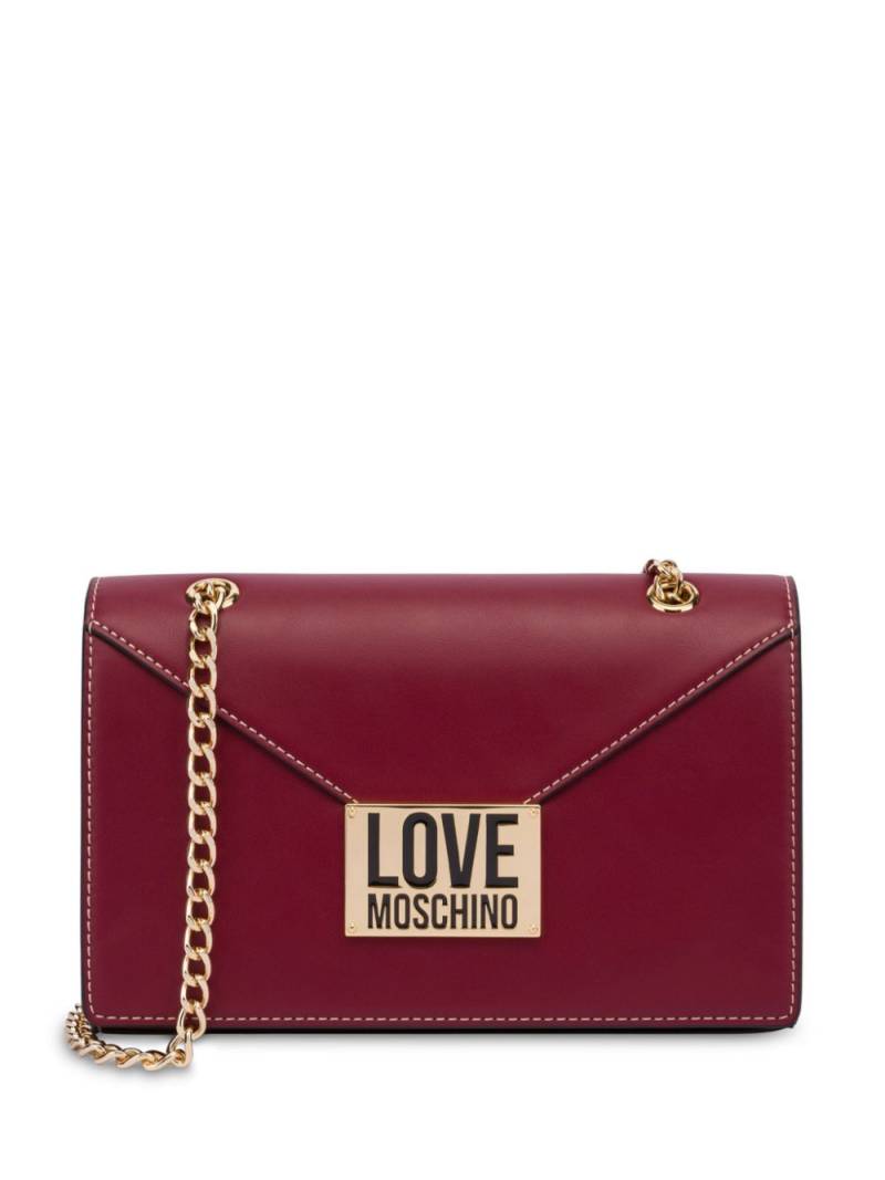 Love Moschino faux-leather cross body bag - Red von Love Moschino