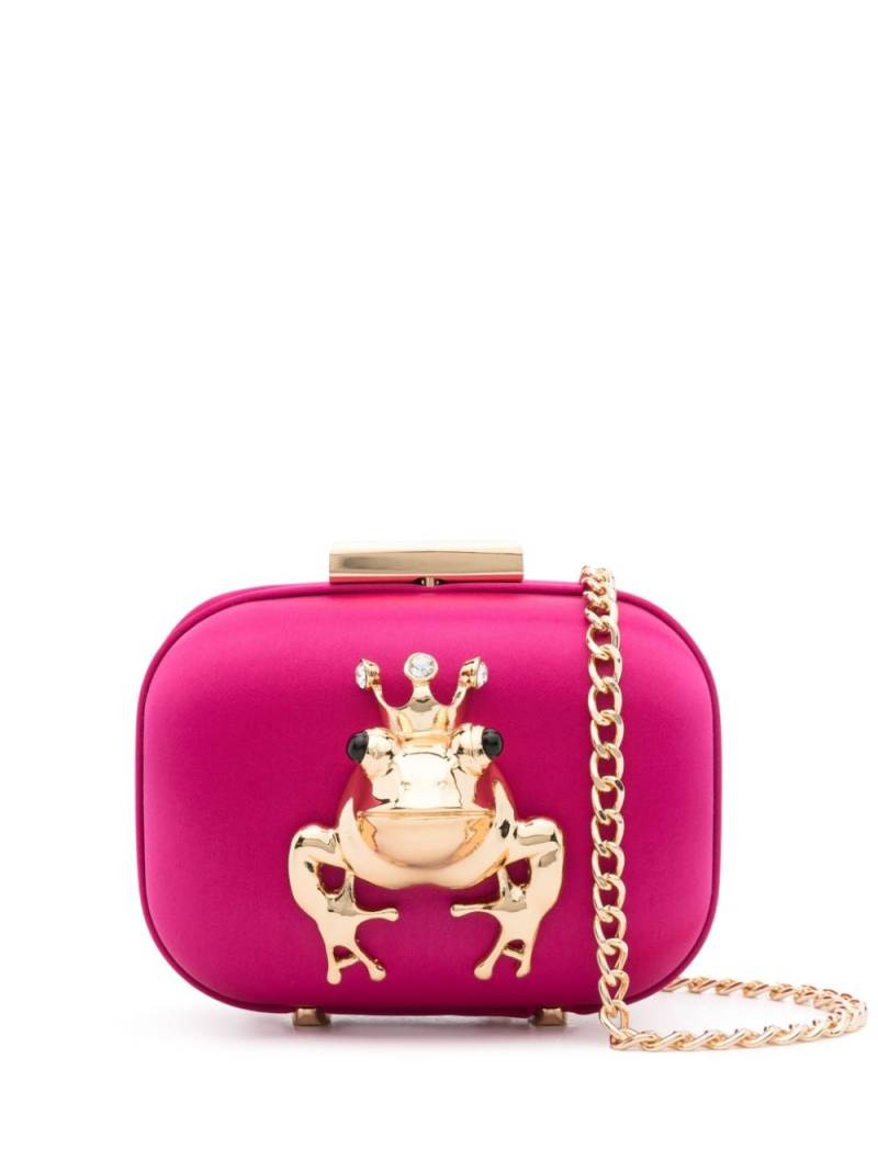 Love Moschino frong-detail clutch - Pink von Love Moschino