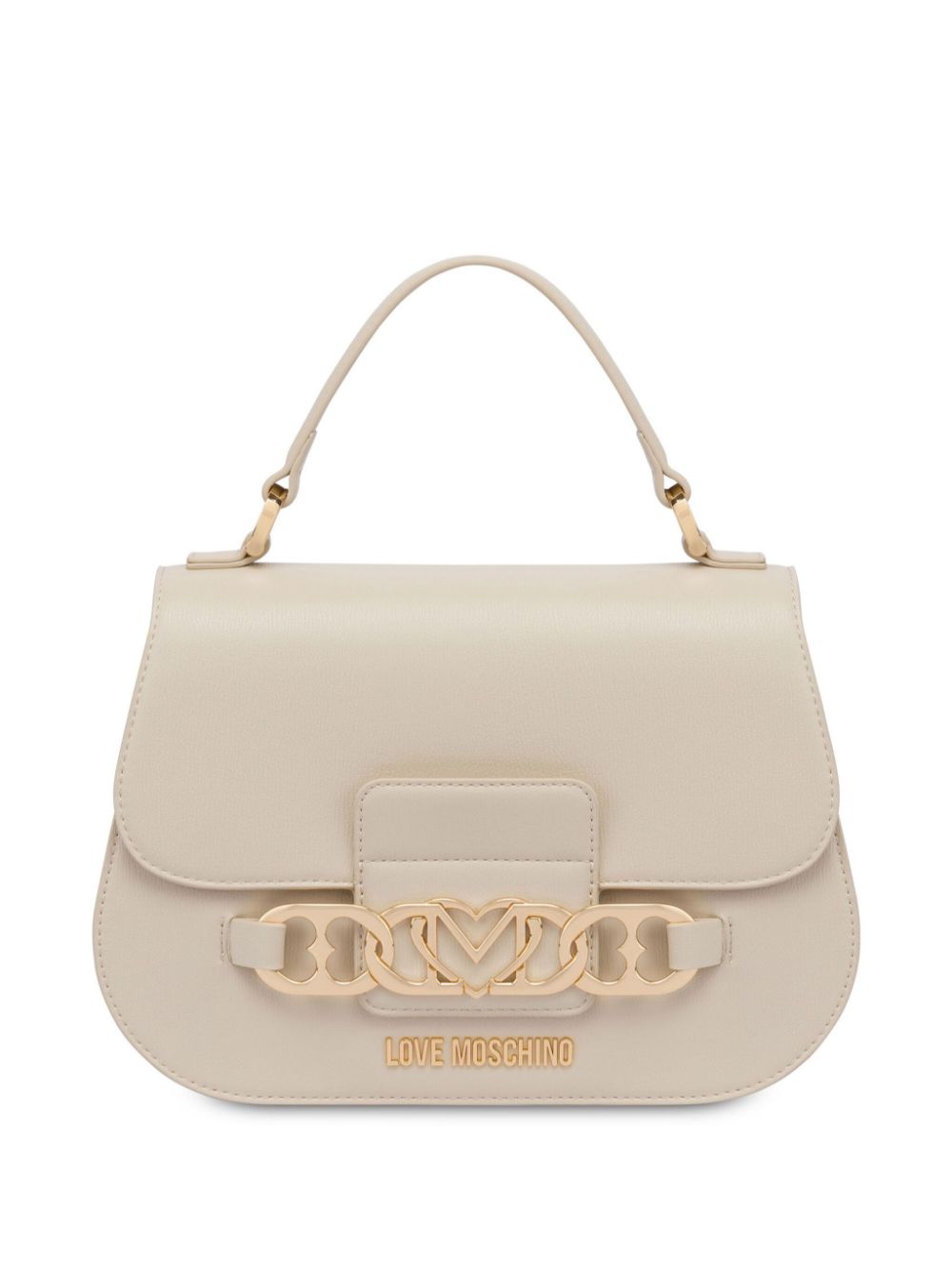 Love Moschino heart-chain crossbody bag - Neutrals von Love Moschino