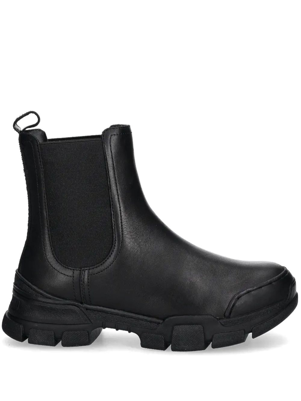 Love Moschino leather boots - Black von Love Moschino