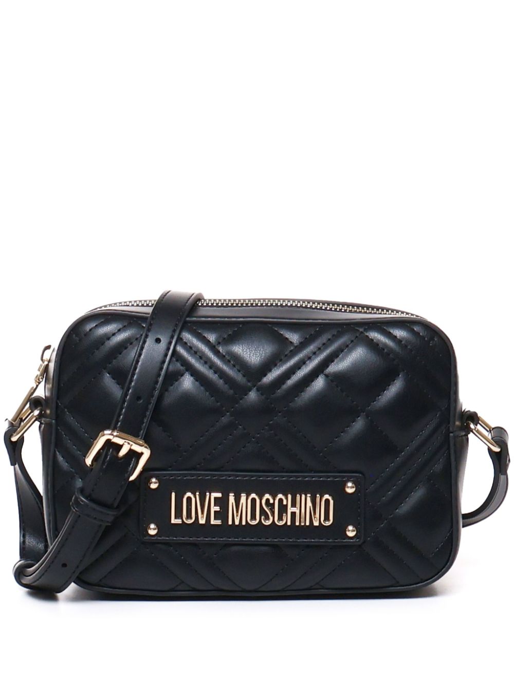 Love Moschino logo crossbody bag - Black von Love Moschino