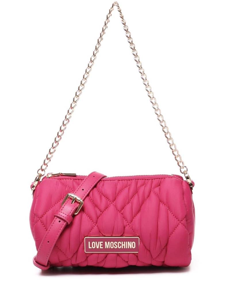 Love Moschino logo crossbody bag - Pink von Love Moschino