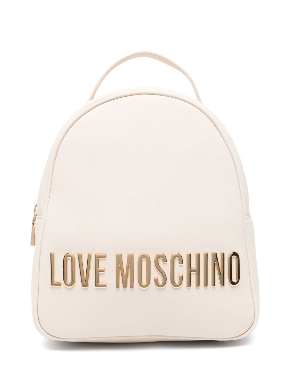 Love Moschino logo-lettering backpack - Neutrals von Love Moschino