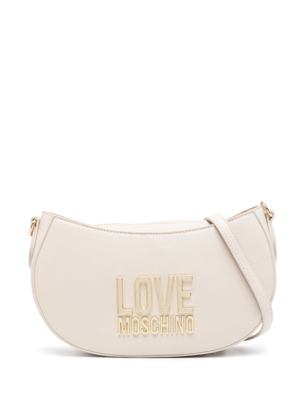 Love Moschino logo-lettering shoulder bag - Neutrals von Love Moschino