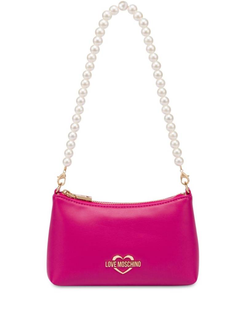 Love Moschino logo-lettering shoulder bag - Pink von Love Moschino