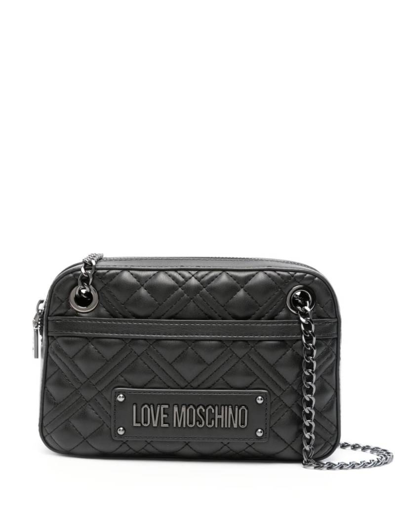 Love Moschino logo-lettering tote bag - Black von Love Moschino