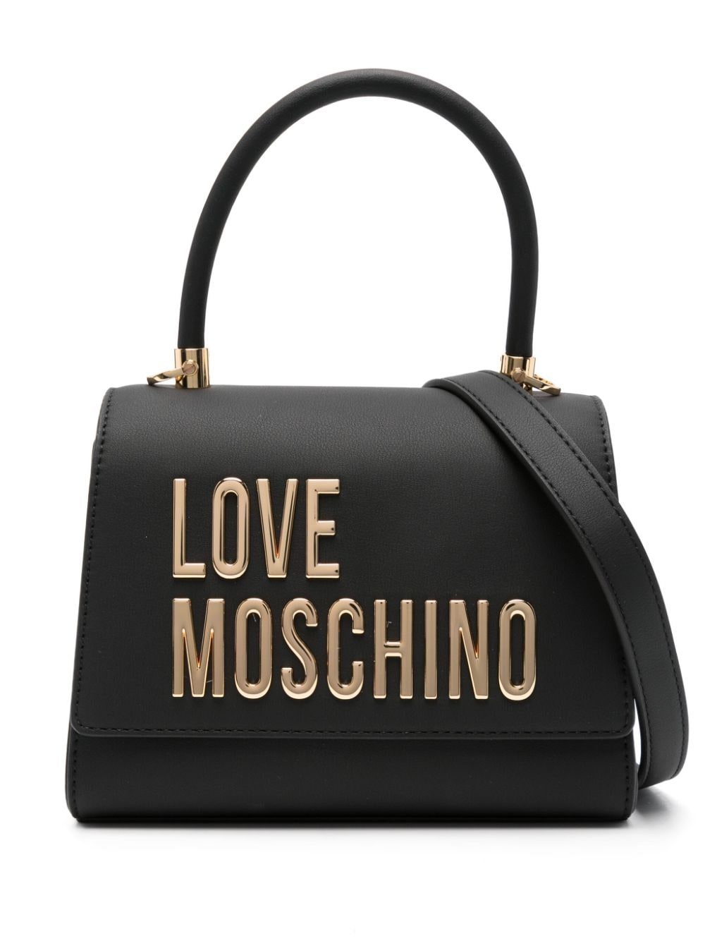 Love Moschino logo-lettering tote bag - Black von Love Moschino