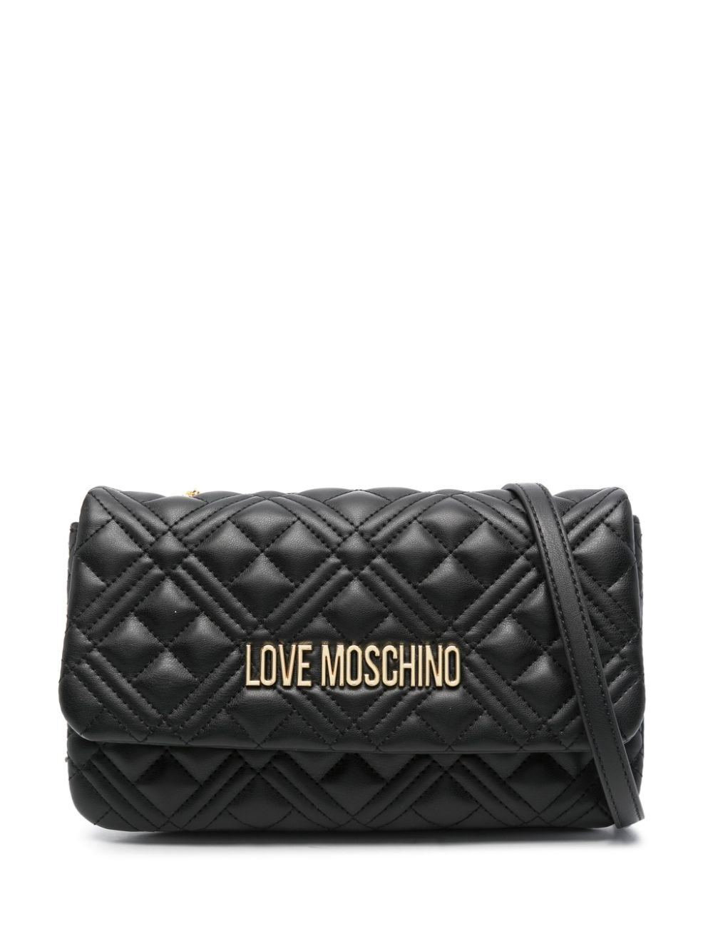 Love Moschino logo-lettering tote bag - Black von Love Moschino